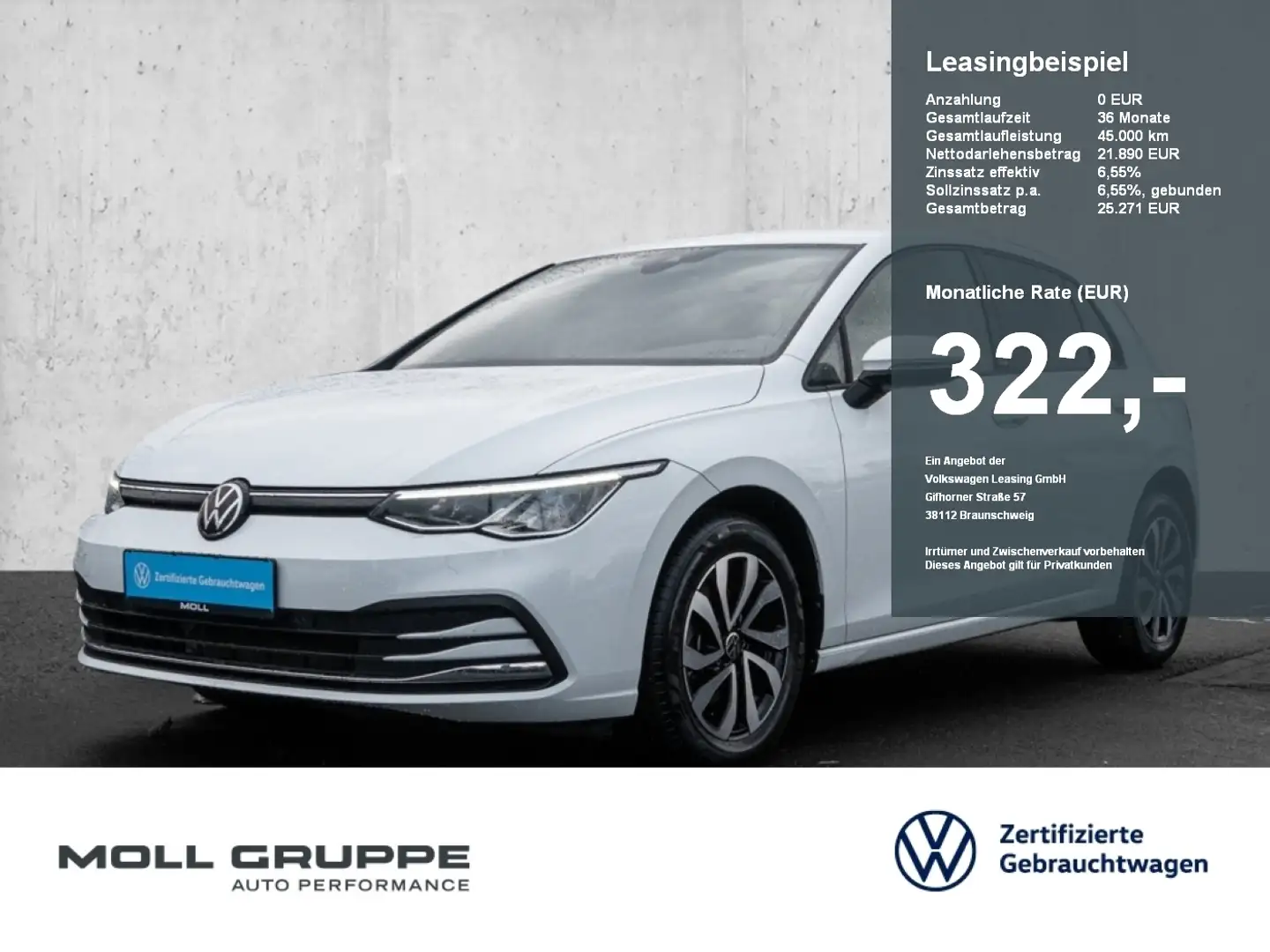 Volkswagen Golf 2.0 TDI Active NAVI ALU PDC Weiß - 1