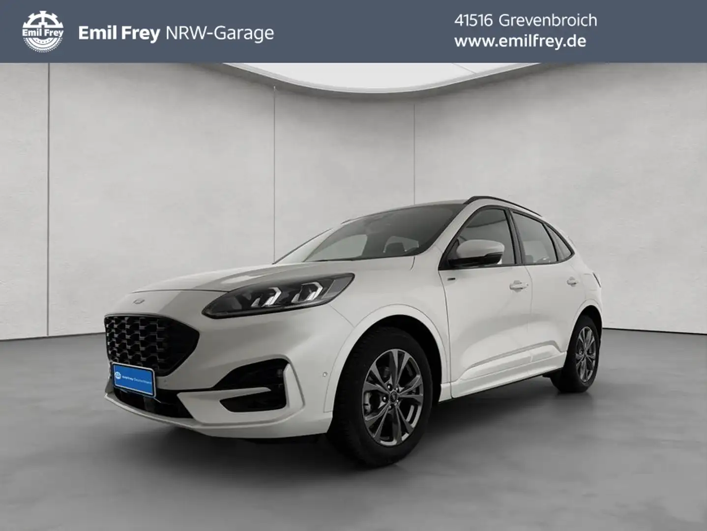 Ford Kuga 1.5 EcoBoost ST-LINE, AHK, PDC, Shz, Gjr Weiß - 1