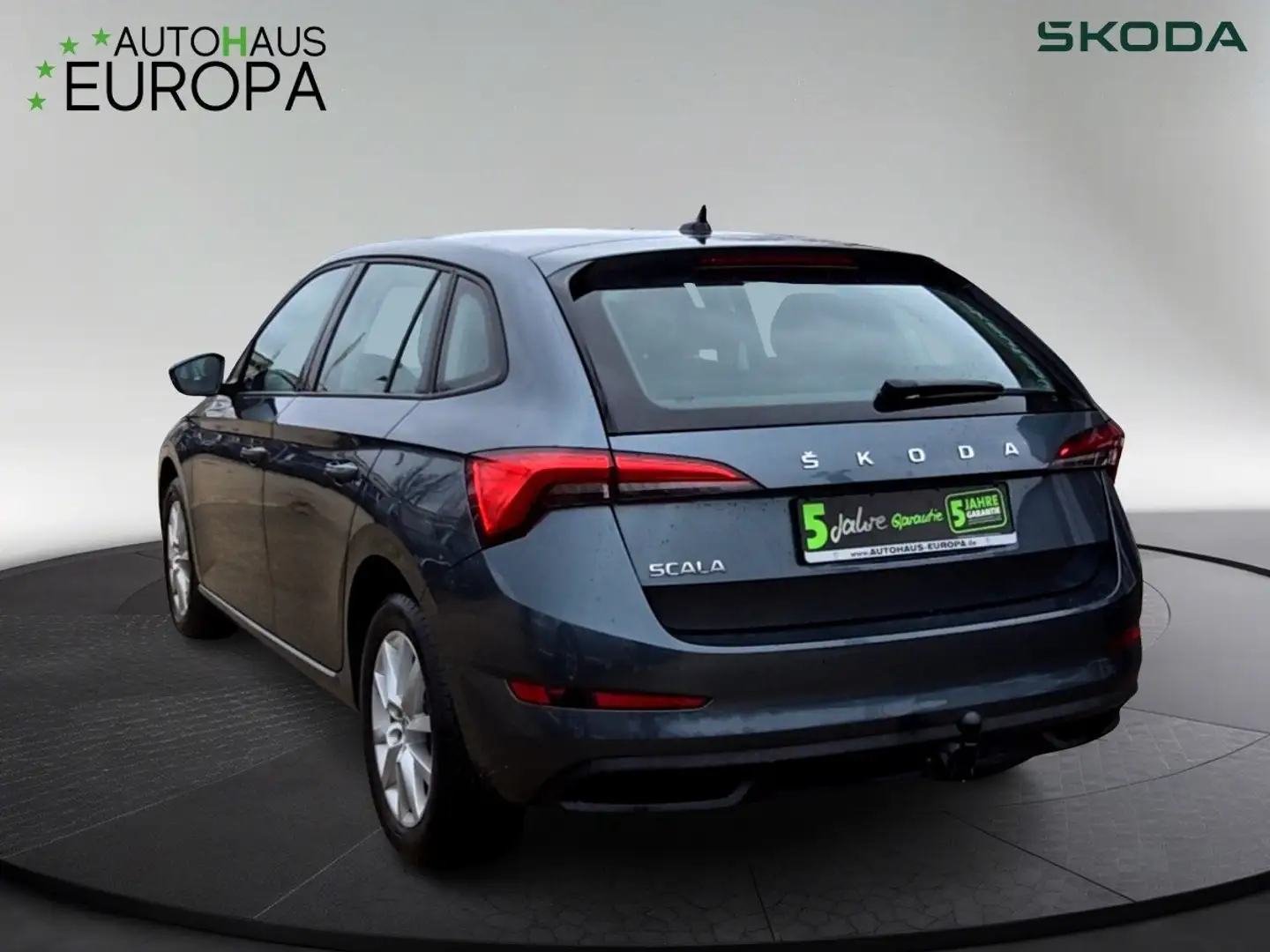 Skoda Scala 1.0 TSI Ambition AHK Navi Virt.Cockpit eKlappe SHZ Grau - 2