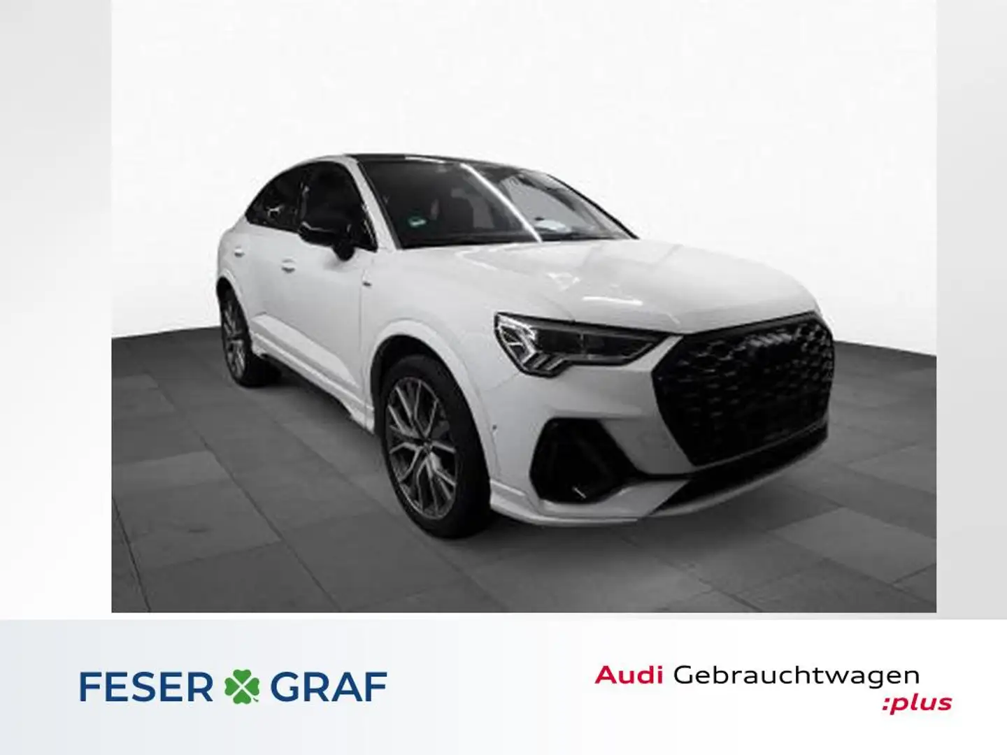 Audi Q3 Sportback 40 TFSI qu S Line Int Pano,Navi,LED,Lede Weiß - 1