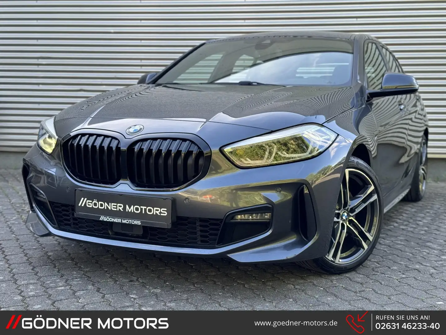 BMW 118 Reihe M Sport 1er - 118d Sport/DE-FHZ/2.HAND/LE... Grau - 1