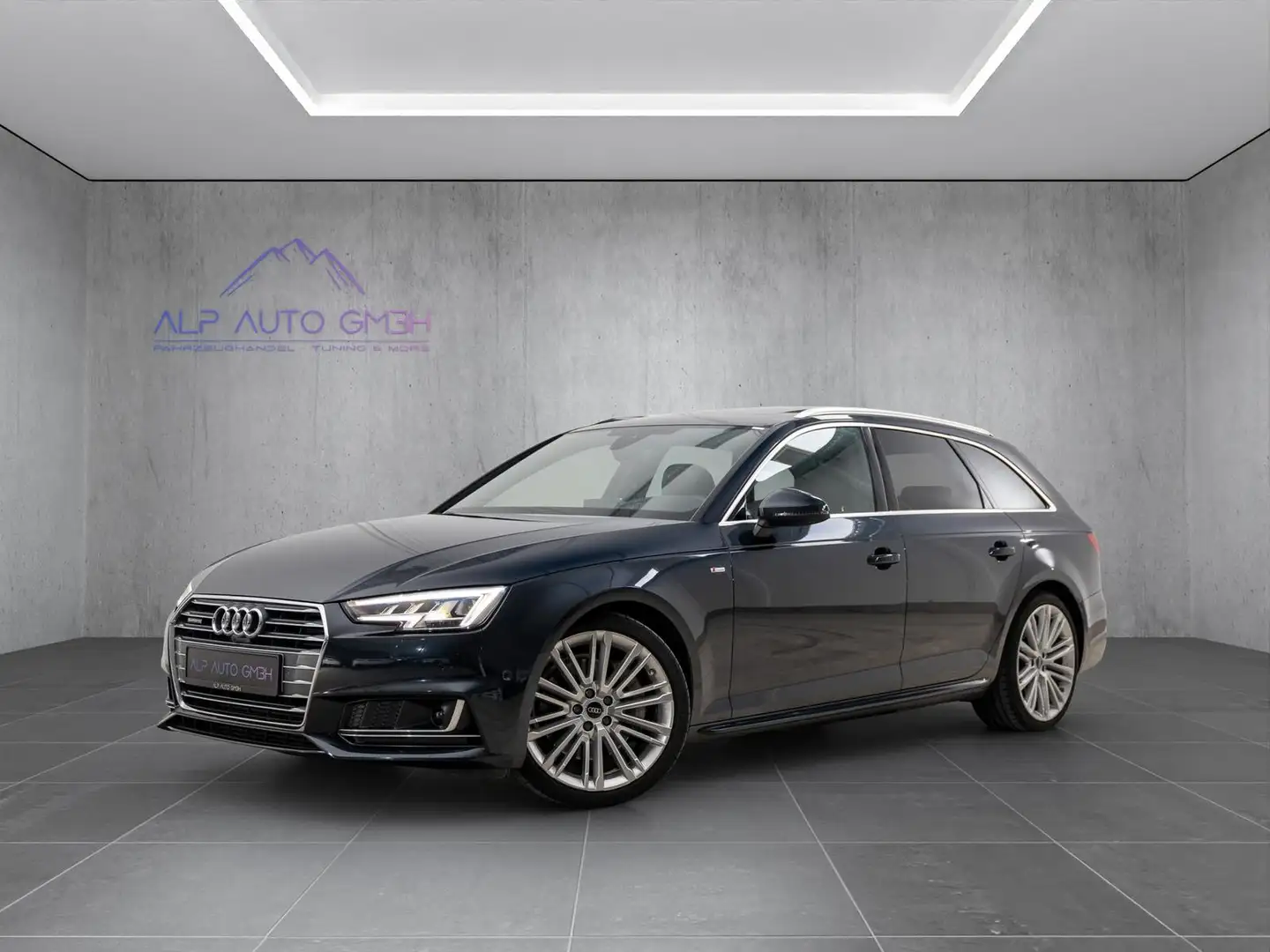 Audi A4 3.0 TDI S-LINE+/Q/VC/MATRIX/B&O/ACC/2.HAND Bleu - 1