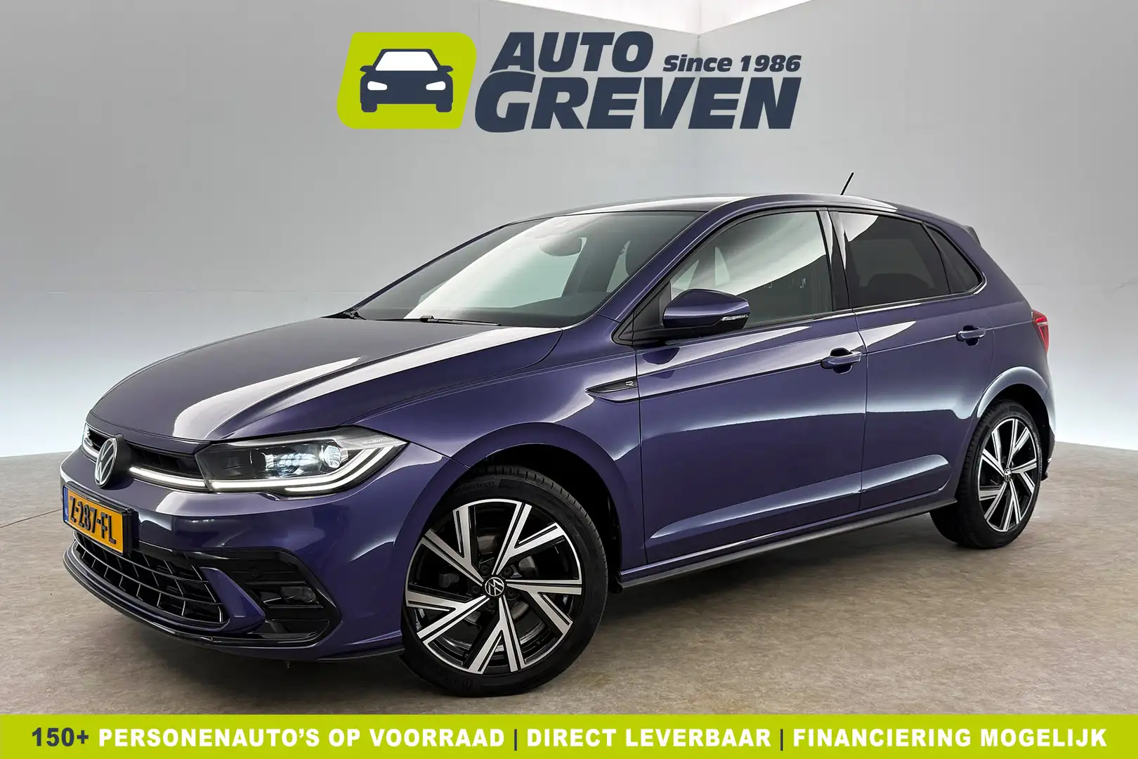 Volkswagen Polo 1.0 TSI R-line DSG |Automaat| LED IQ-Lights ACC Vi Mauve - 1