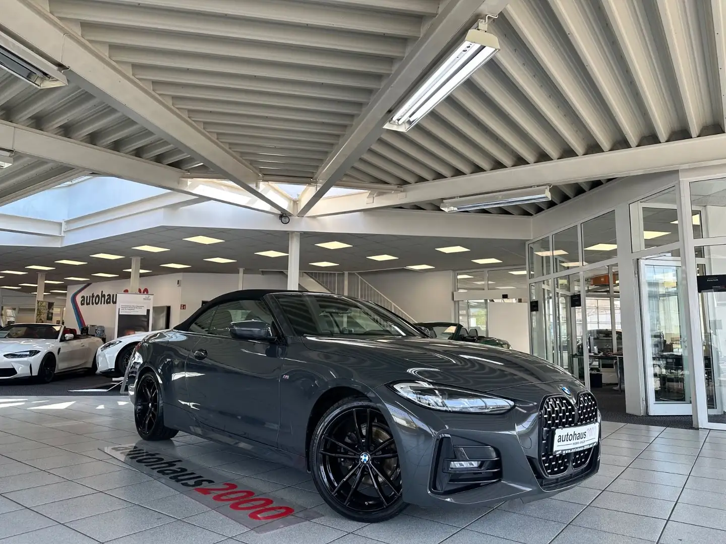 BMW 420 i M Sportpaket AUT./LED/CAM/MEMORY/H&K/LEDER Gris - 1