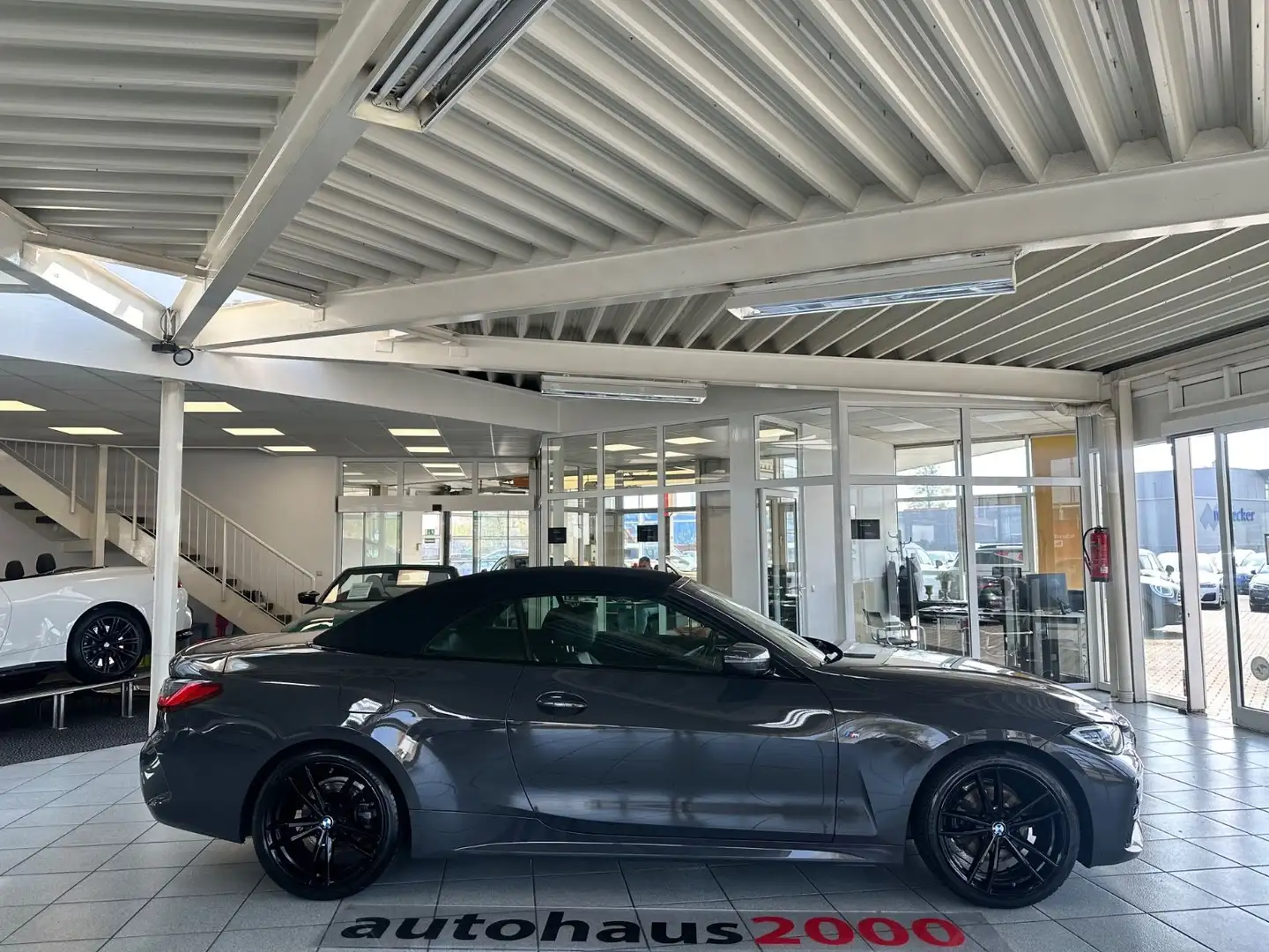 BMW 420 i M Sportpaket AUT./LED/CAM/MEMORY/H&K/LEDER Gris - 2