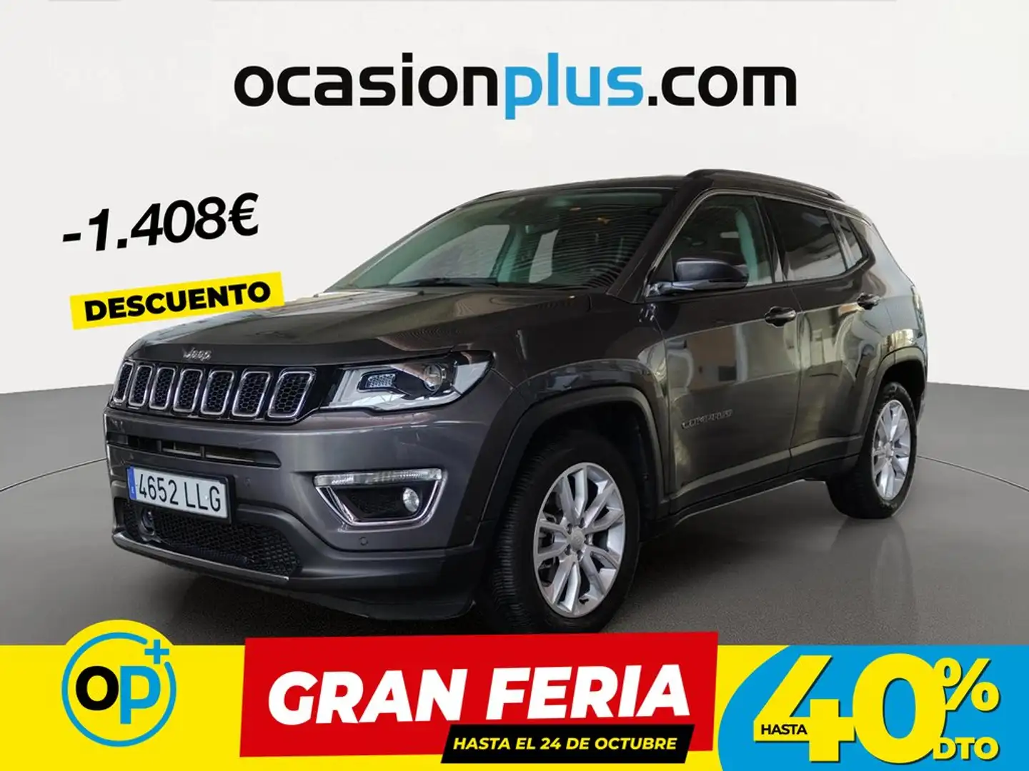 Jeep Compass 1.3 Gse T4 Limited 4x2 130 Gris - 1