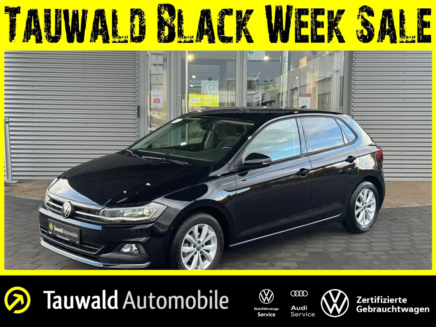 Volkswagen Polo 1.0 TSI DSG Highline NAVI/RFK/LED/ALLSEASON Schwarz - 1