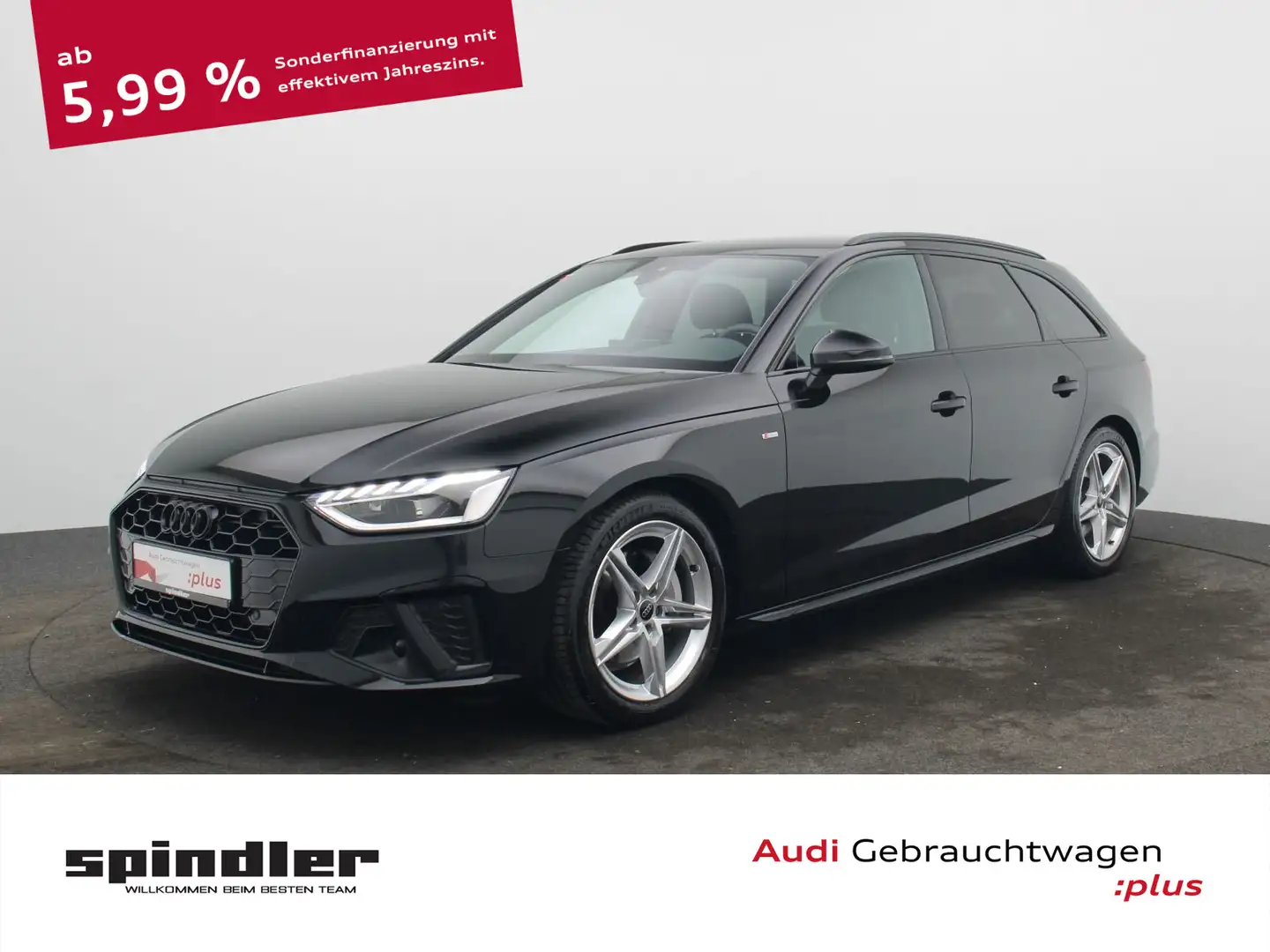 Audi A4 S-Line 40 TDI S-tronic / Navi, LED, RFK Schwarz - 1