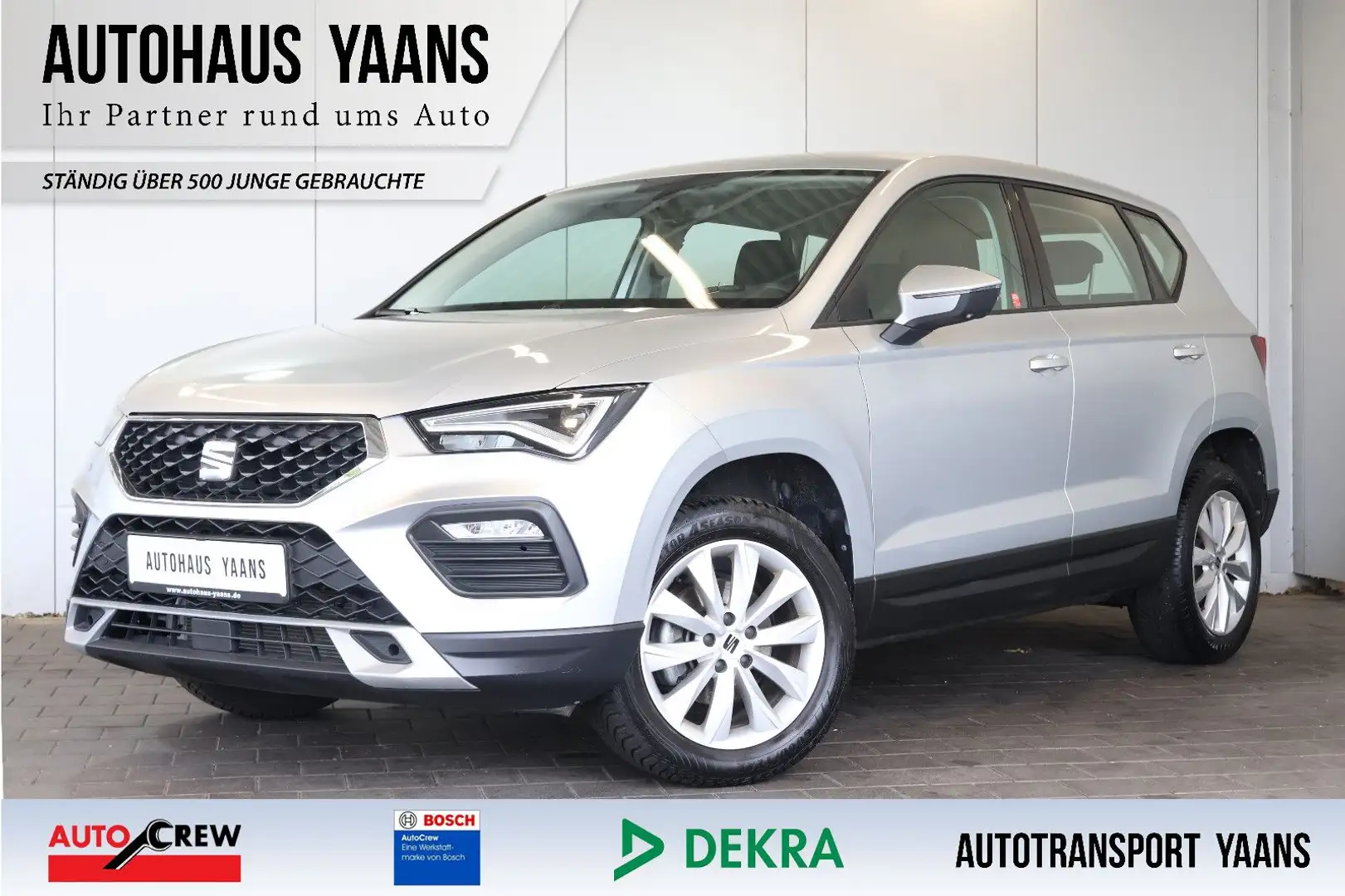 SEAT Ateca 1.5 TSI Style AID+CARPLAY+FRONT+LED+AHK Silber - 1