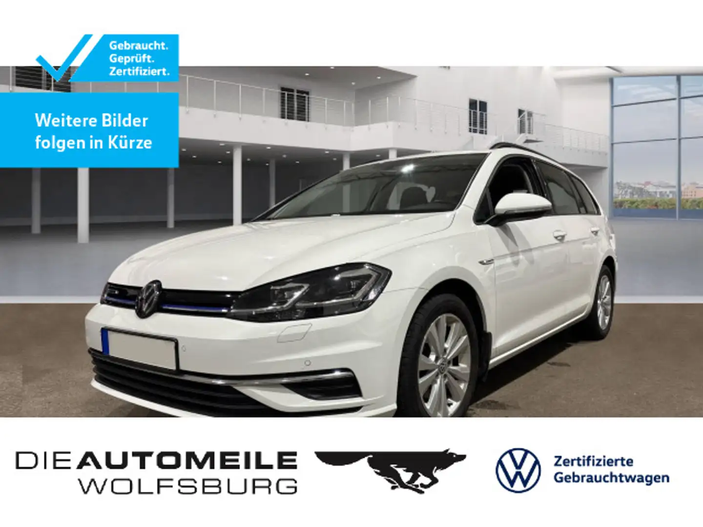 Volkswagen Golf 7 Variant 1.5TGI DSG Comfortline WINTER/LED Weiß - 1