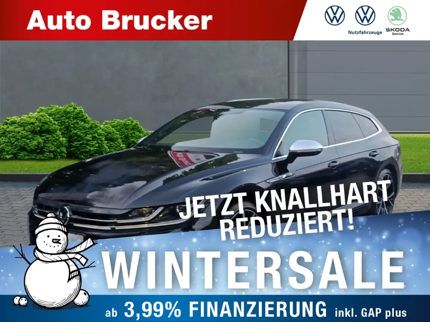 Volkswagen Arteon Shooting Brake R 4Motion 2.0 TSI Adaptives Dämpfun Schwarz - 1