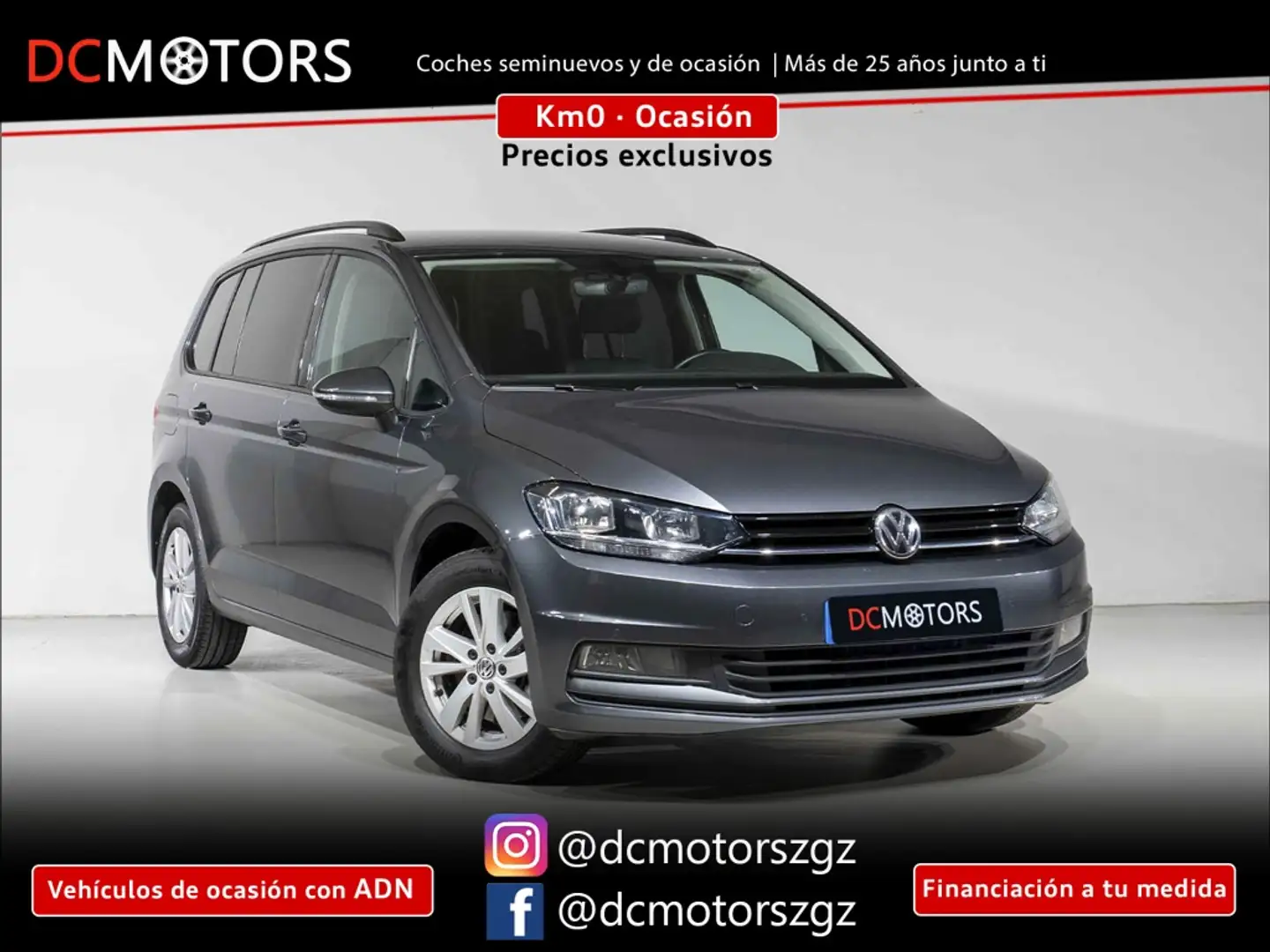 Volkswagen Touran 2.0TDI CR BMT Business 85kW Gris - 1