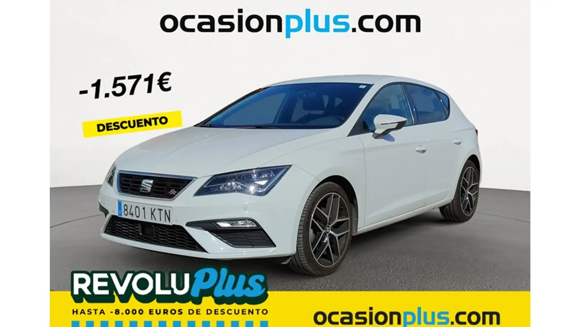 SEAT Leon 2.0TDI CR S&S FR DSG7 150 Blanco - 1