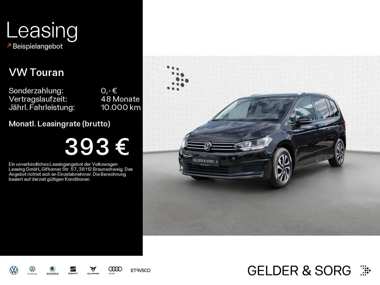 Volkswagen Touran Comfortline 2.0 TDI 7Sitze*ACC*Navi*AHK Noir - 1