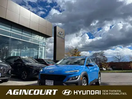Blue 2022 Hyundai Kona SUV / Crossover All-Wheel Drive Automatic