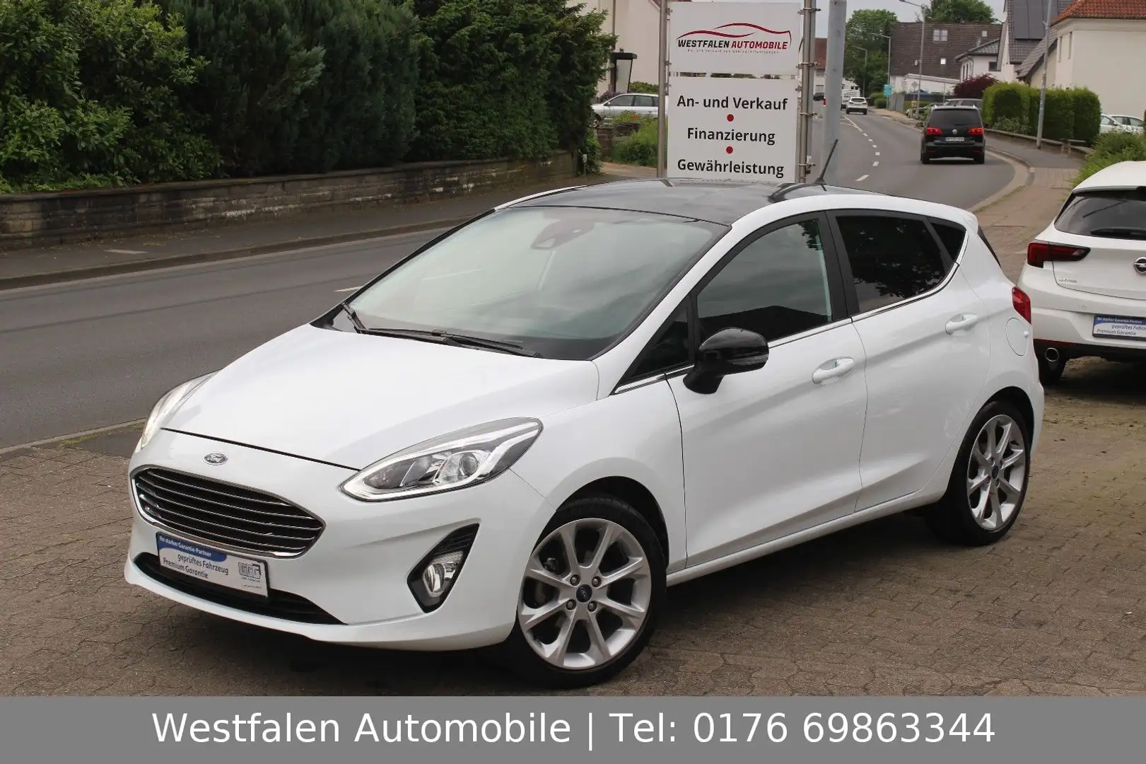Ford Fiesta 1,0 EcoBoost 101PS Titanium|AppCarPL|Navi Weiß - 2