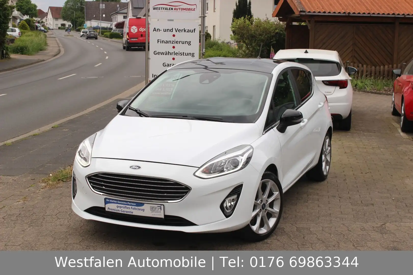 Ford Fiesta 1,0 EcoBoost 101PS Titanium|AppCarPL|Navi Weiß - 1
