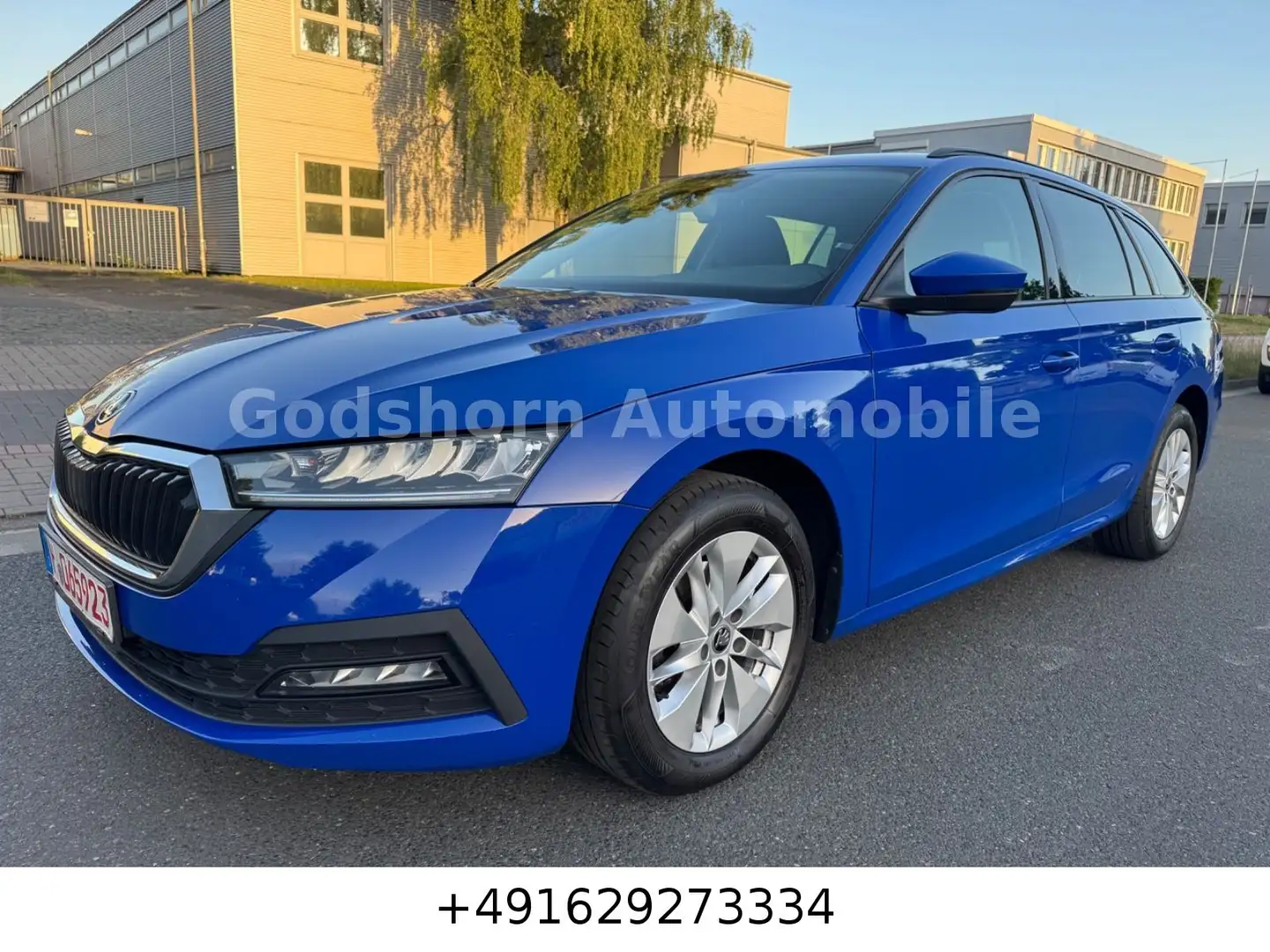 Skoda Octavia Combi Ambition 1 Hand/LED/AHK/Line Assis Blu/Azzurro - 1