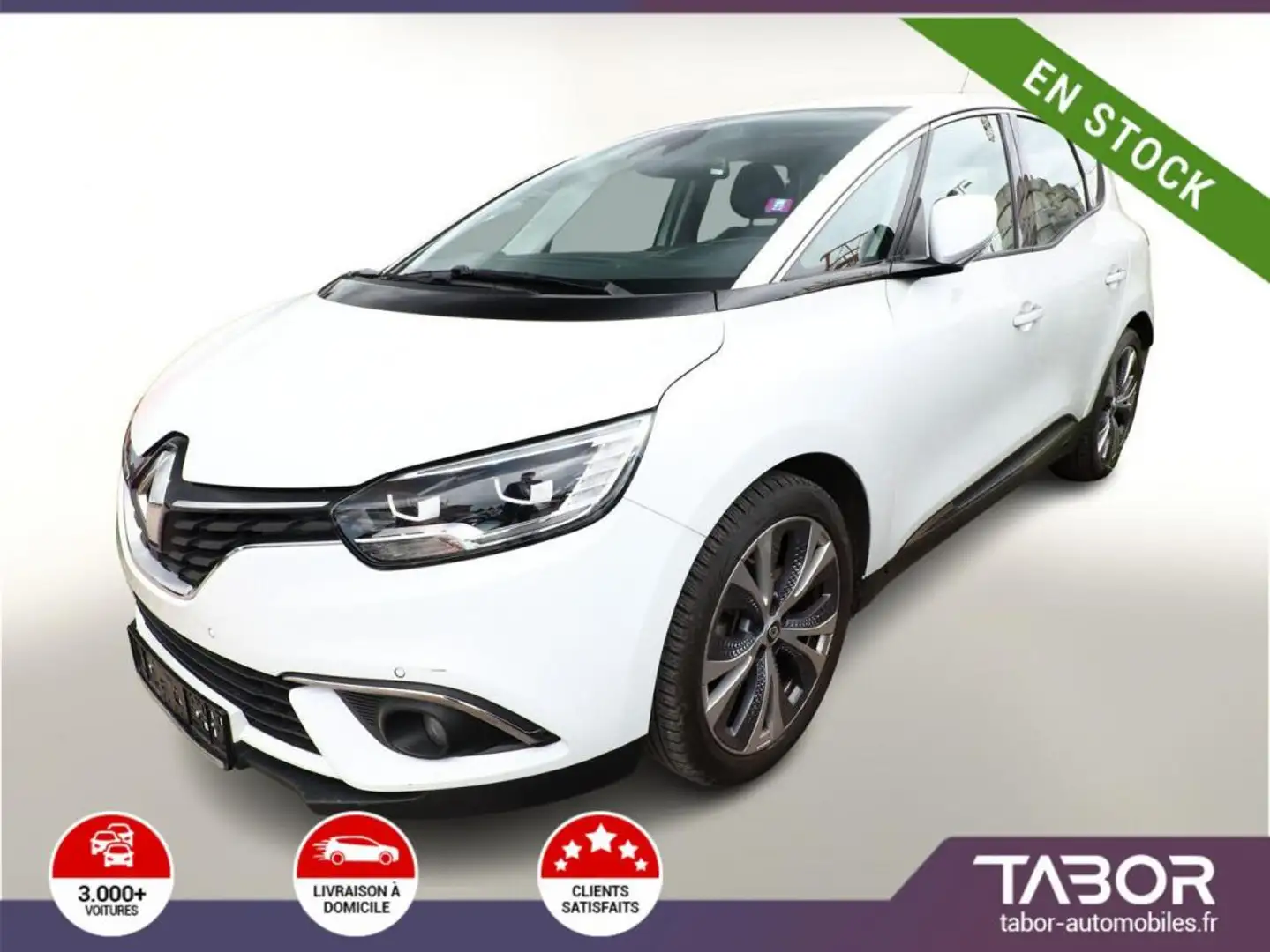 Renault Scenic IV 1.3 TCe 140 Intens NightP GPS Blanc - 1