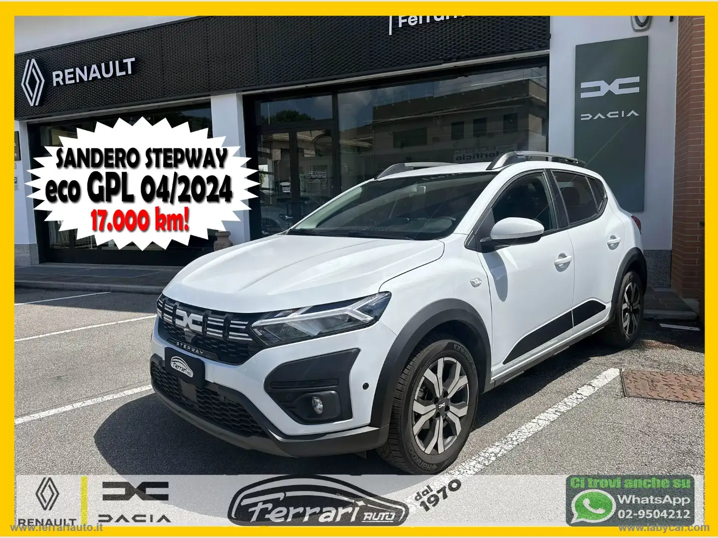 Dacia Sandero Stepway 1.0 TCe ECO-G Expression Bianco - 1