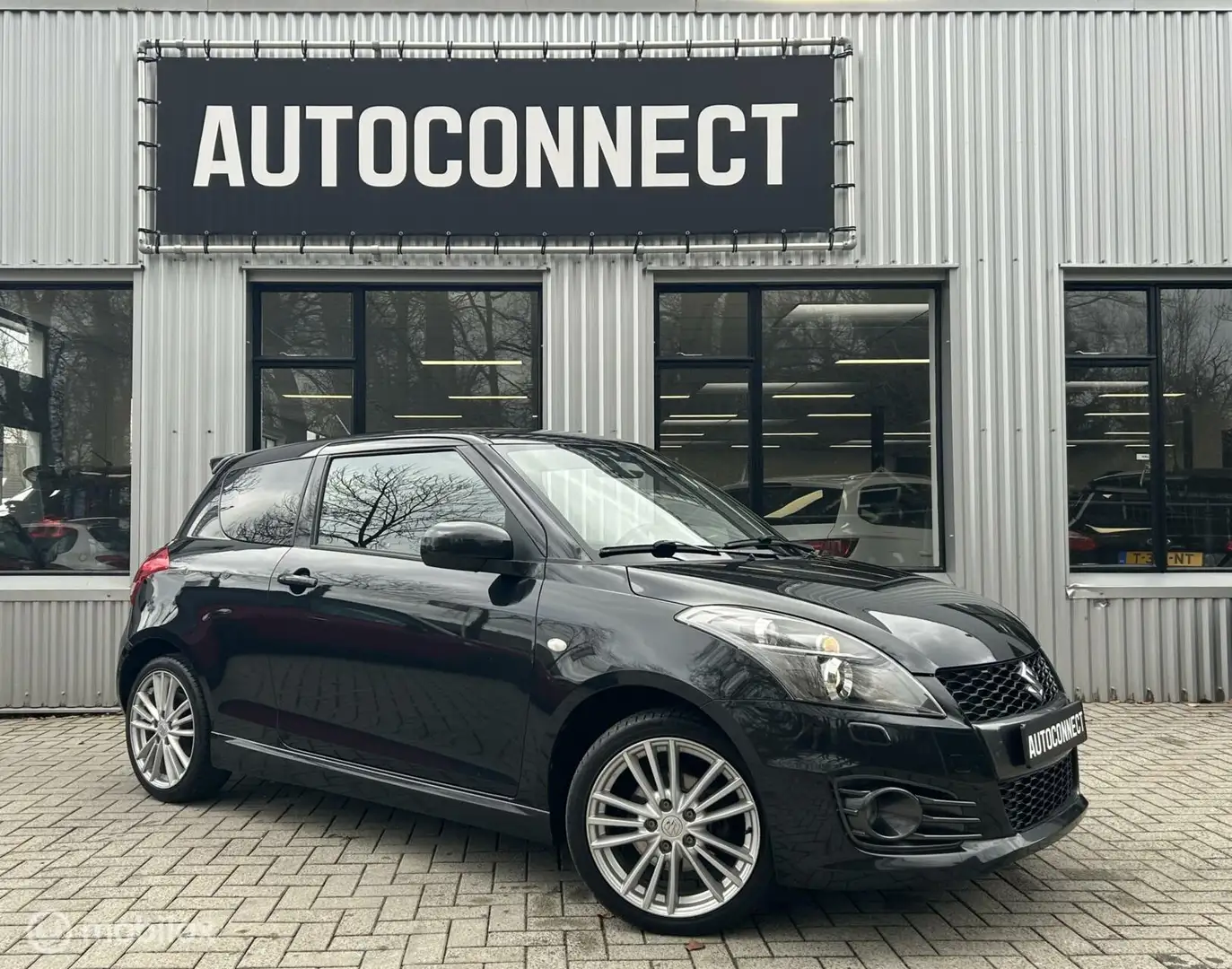 Suzuki Swift 1.6 Sport, CRUISE, ECC/AIRCO, STOELVERW. Negro - 2