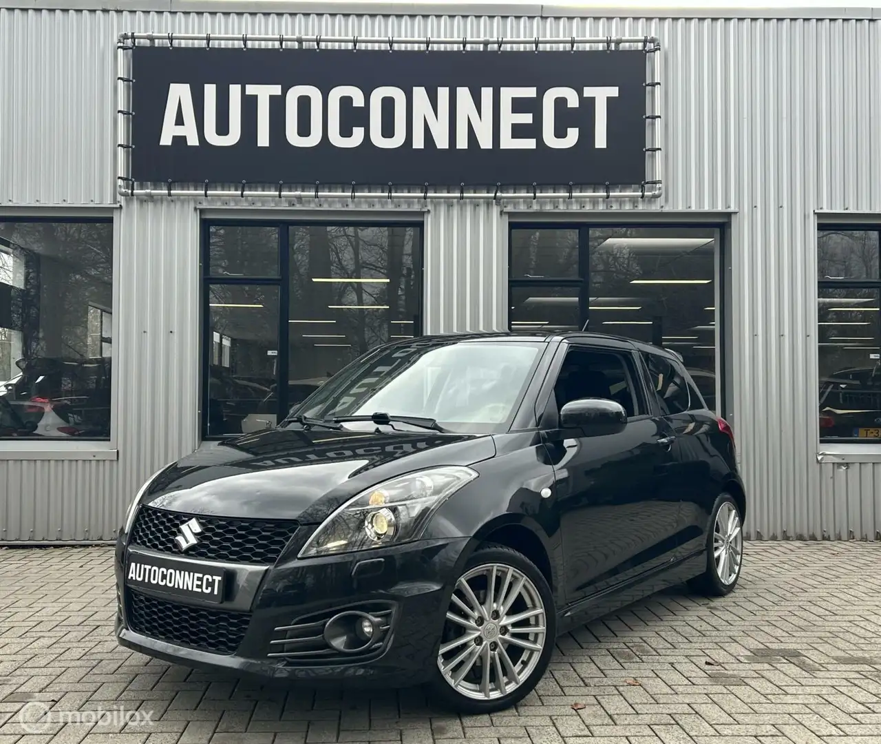 Suzuki Swift 1.6 Sport, CRUISE, ECC/AIRCO, STOELVERW. Negro - 1