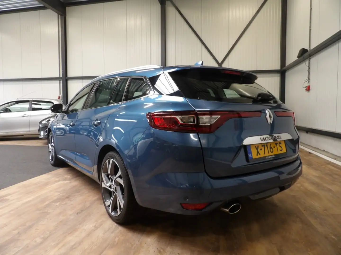 Renault Megane 1.2 executive - open dak - half leder - groot navi Blauw - 2