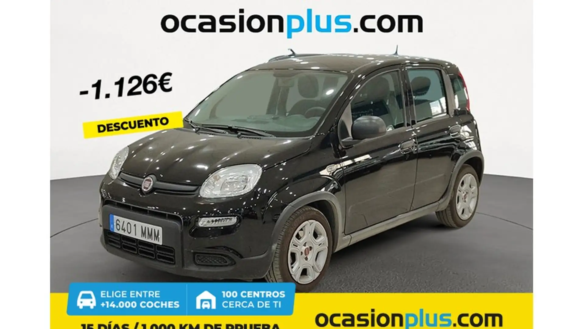 Fiat Panda 1.0 Gse Hybrid Zwart - 1