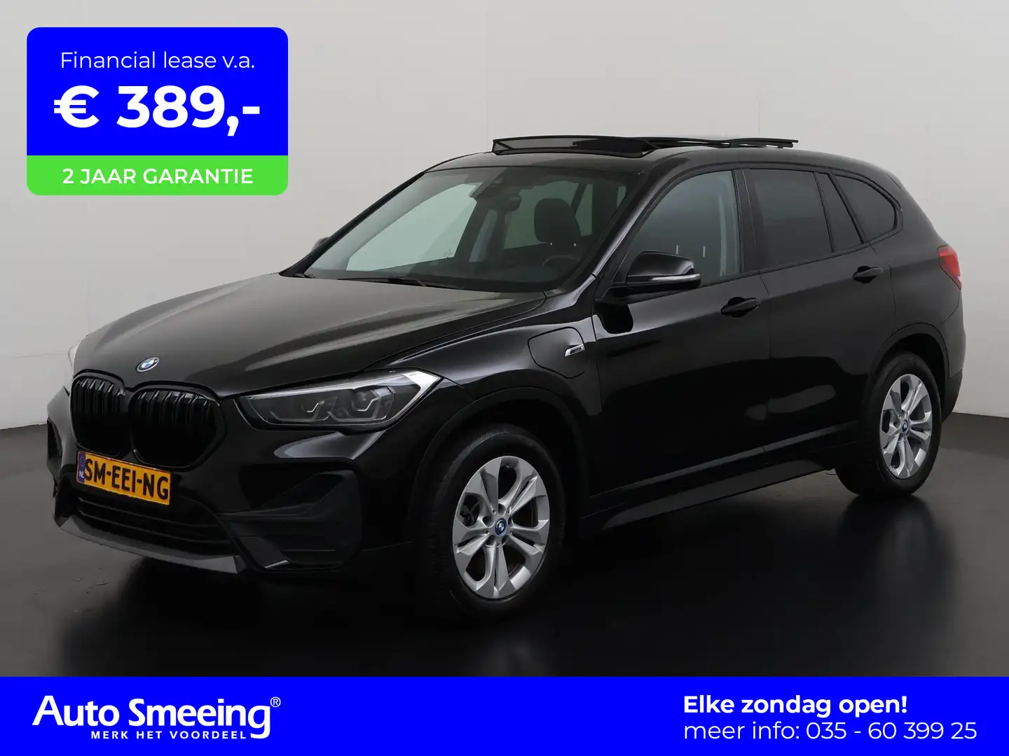 BMW X1 xDrive25e Sport Line | Panoramadak | Elektr achter Zwart - 1