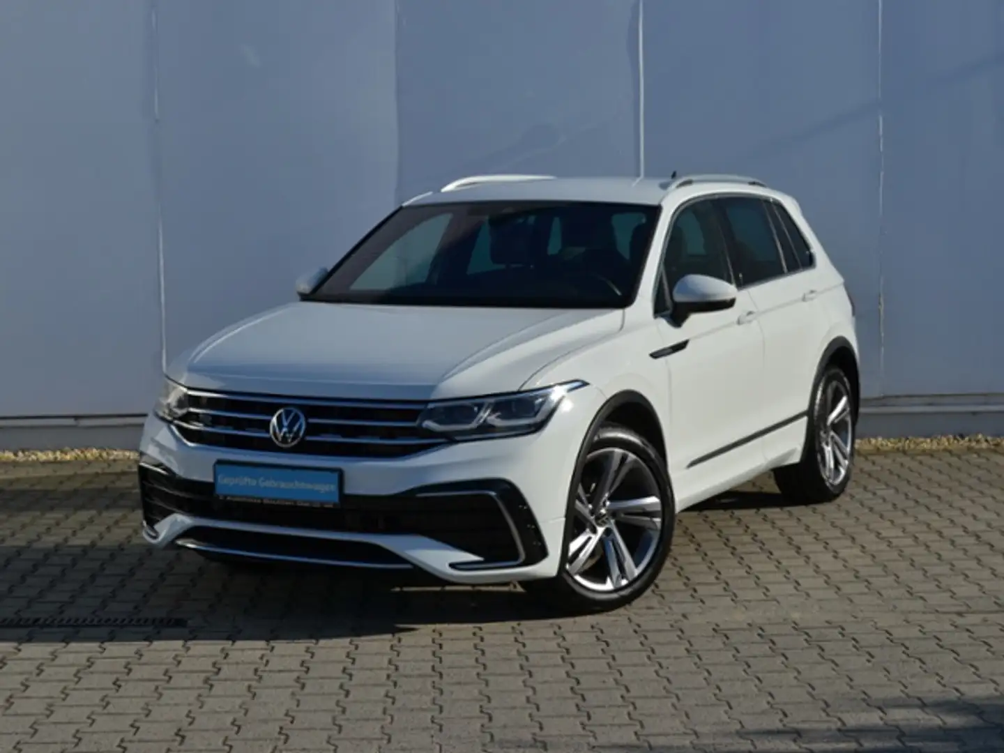 Volkswagen Tiguan 2.0 TDI DSG R-Line AHK/MATRIX/19-ZOLL/NAVI/BUSINE Weiß - 2