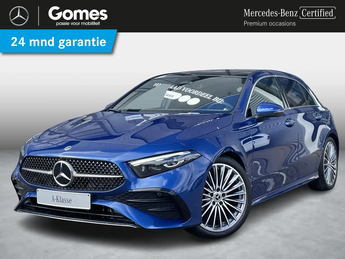 Mercedes-Benz A 180 Star Edition AMG Line | Winterpakket | 19 inch Mul Blauw - 1