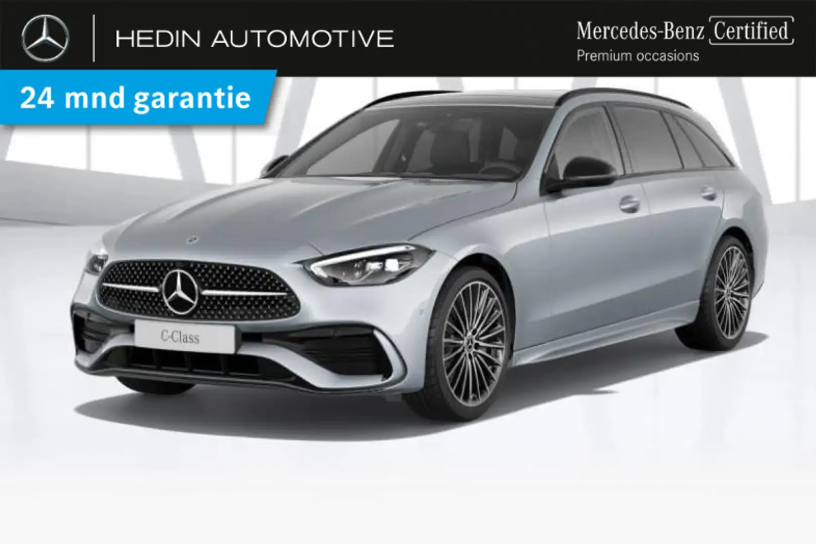 Mercedes-Benz C 180 C Estate Automaat AMG Line | Nightpakket | Panoram Zilver - 1