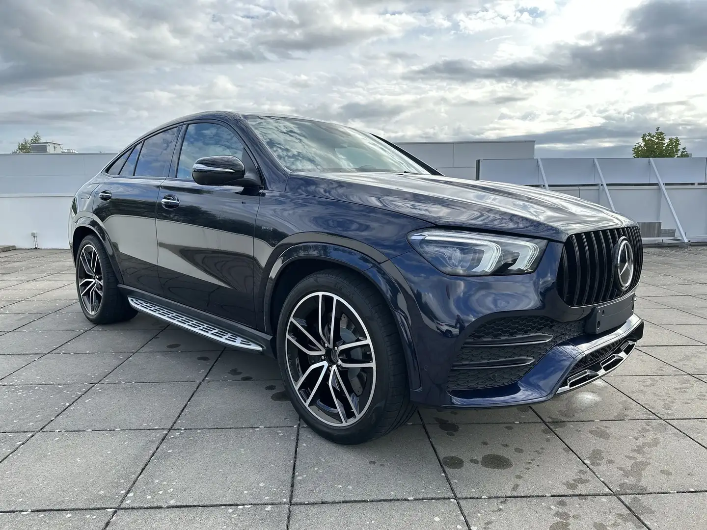 Mercedes-Benz GLE 350 de 4M COUPE/AIRMATIC/PANODAK/22"/RIJASSIST/MEMO Bleu - 1