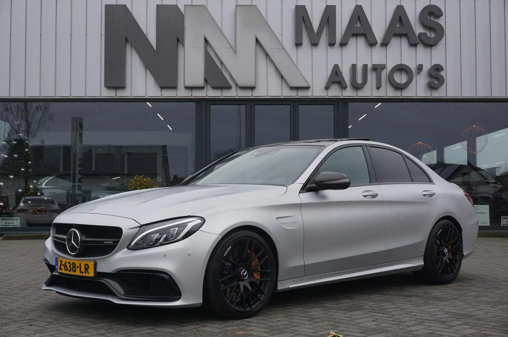 Mercedes-Benz C 63 AMG S PANORAMDAK PERFORMANCE STOELEN Grau - 1
