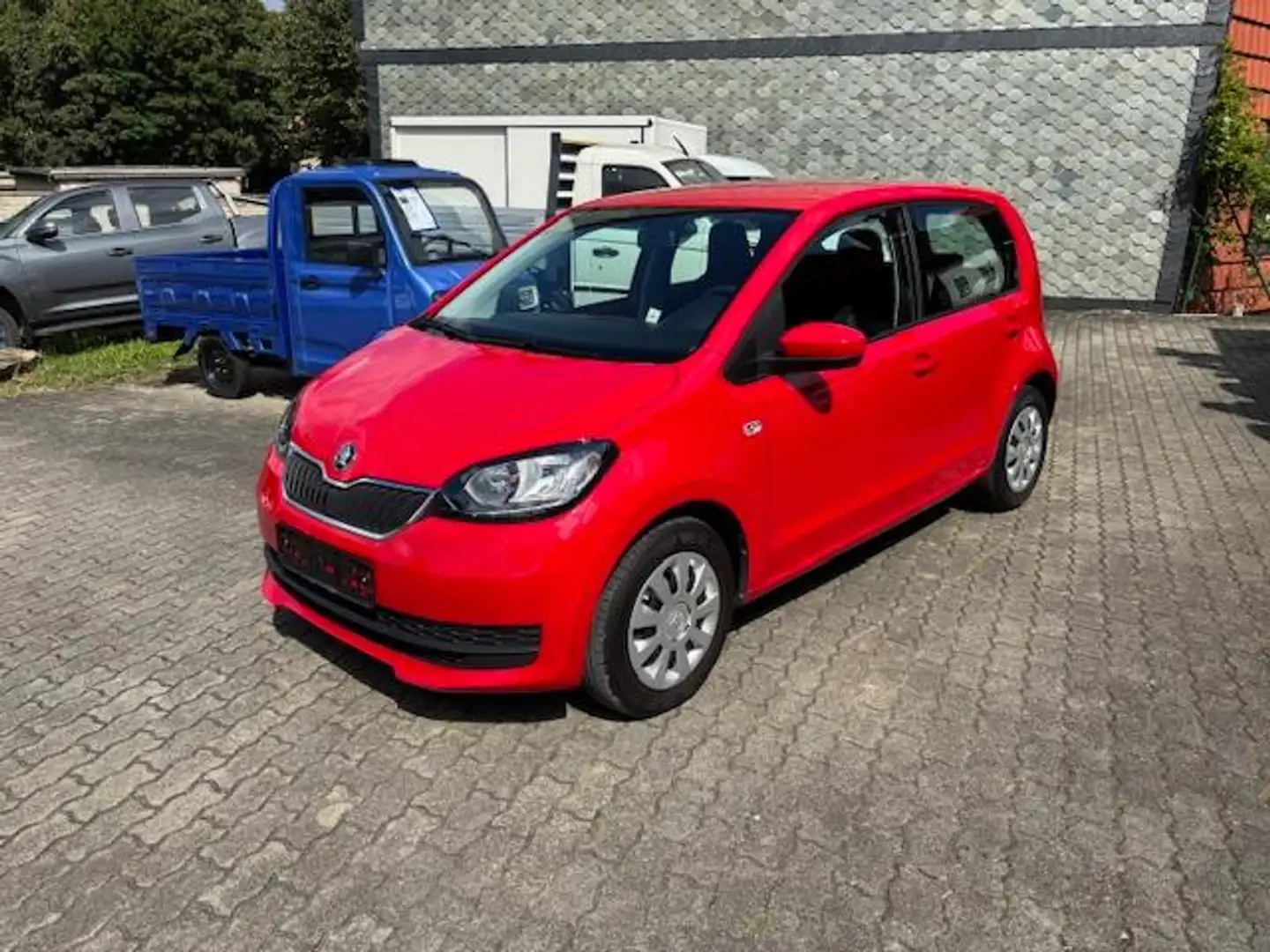 Skoda Citigo 1.0 MPI ASG Ambition+5TÜR+SITZHEIZ+1.HAND Rot - 2