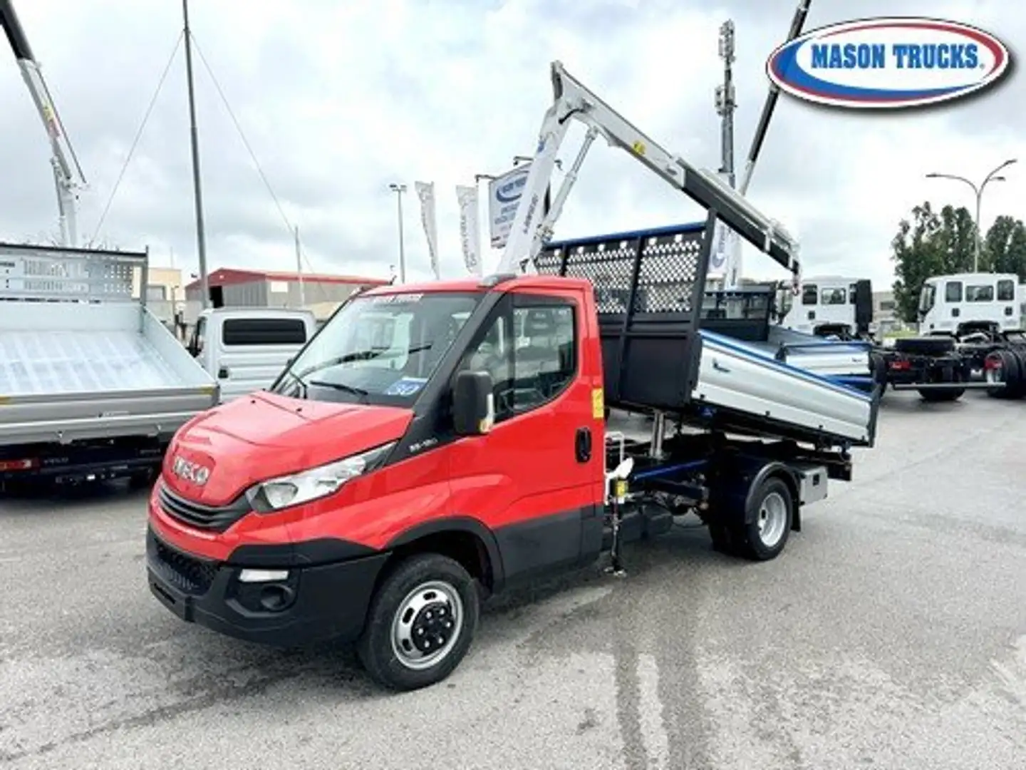 Iveco Daily 35c140 gru e ribaltabili NUOVI Rouge - 2
