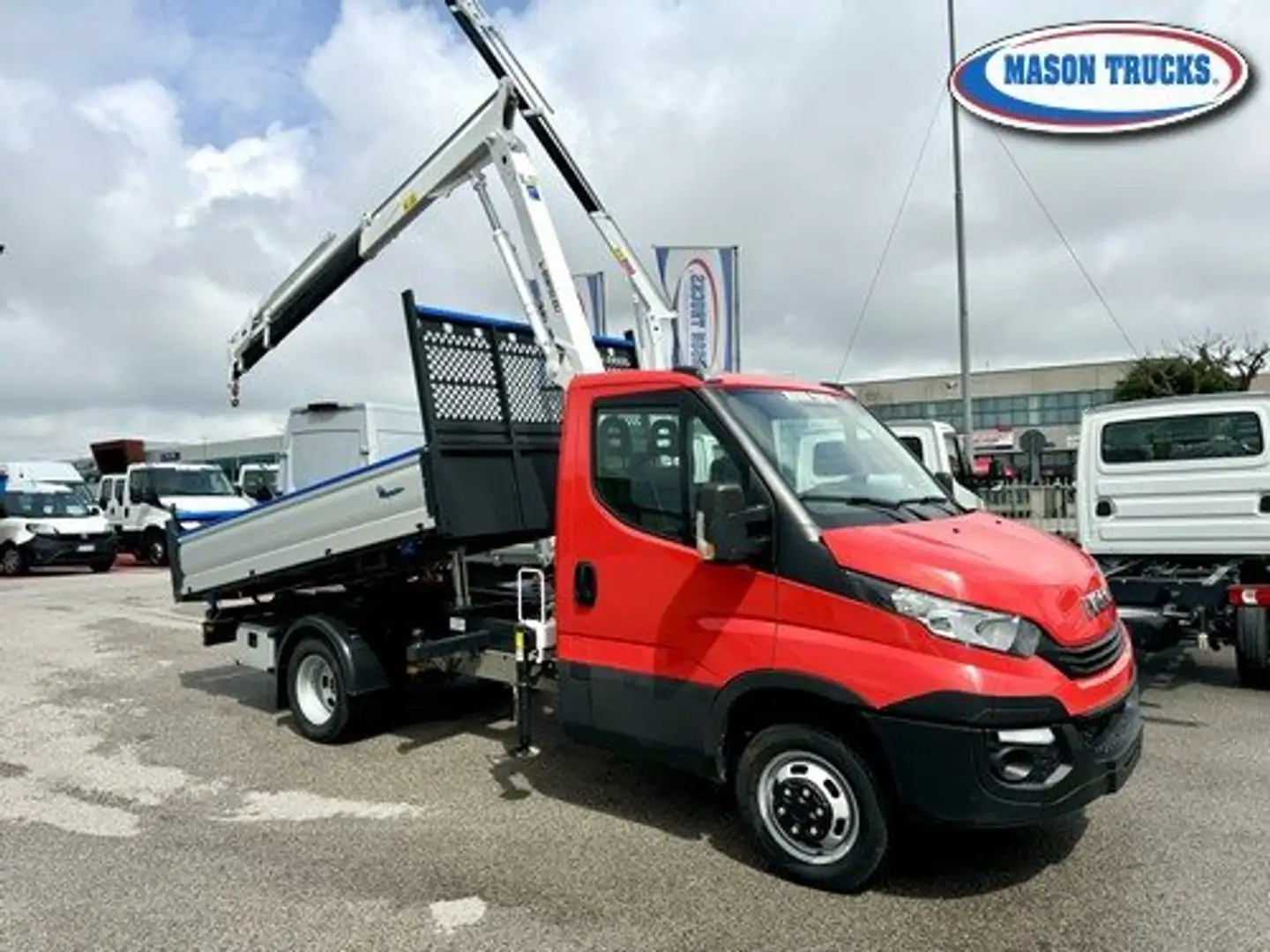 Iveco Daily 35c140 gru e ribaltabili NUOVI Rouge - 1