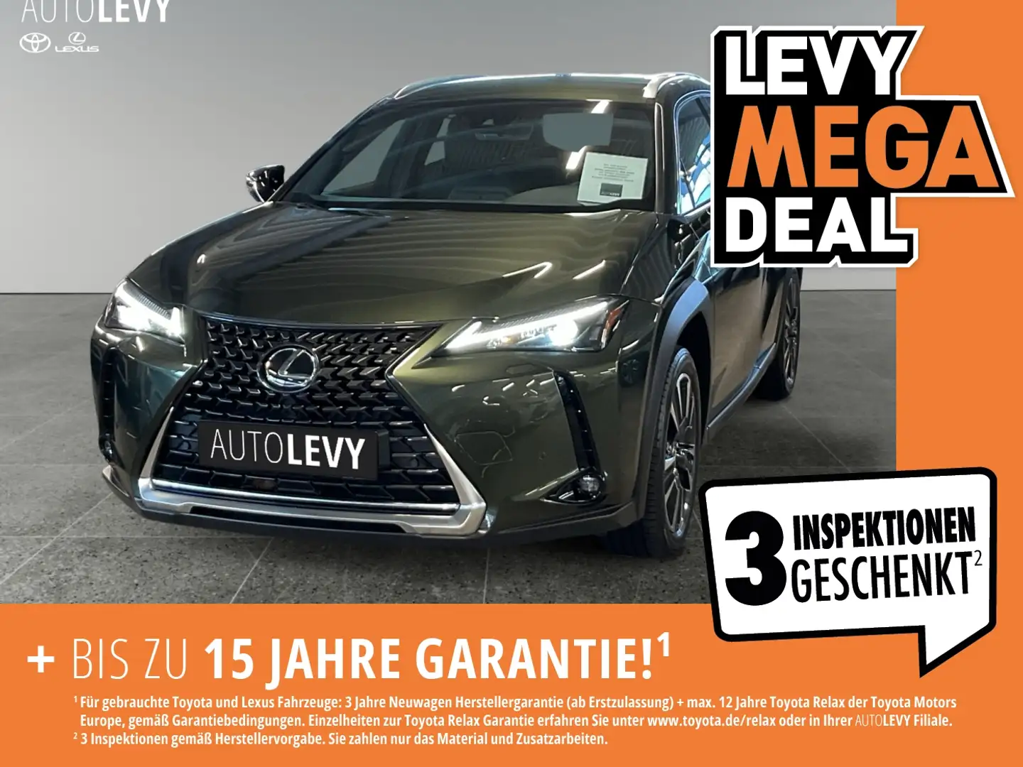 Lexus UX 250h Style Edition Navi+Kamera+PDC+CarPlay Zelená - 1