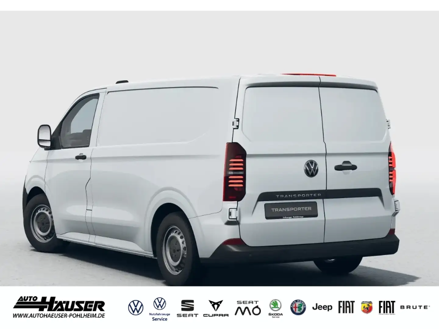 Volkswagen Transporter T7 Kastenwagen KR 2.0 TDI AHKV TEMPOMAT PDC LED KL Weiß - 2