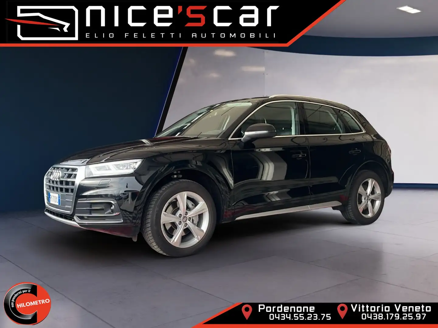 Audi Q5 Q5 40 TDI quattro S tronic S line plus Zwart - 1