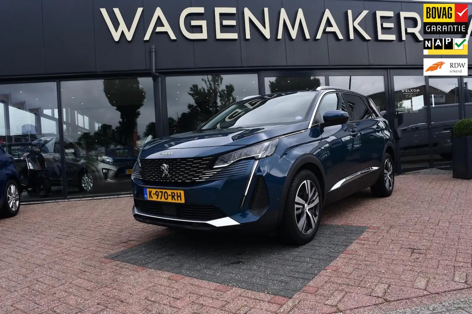 Peugeot 5008 1.2 PureTech Blue Lease Allure AUT|NAVI|CAMERA Blauw - 1