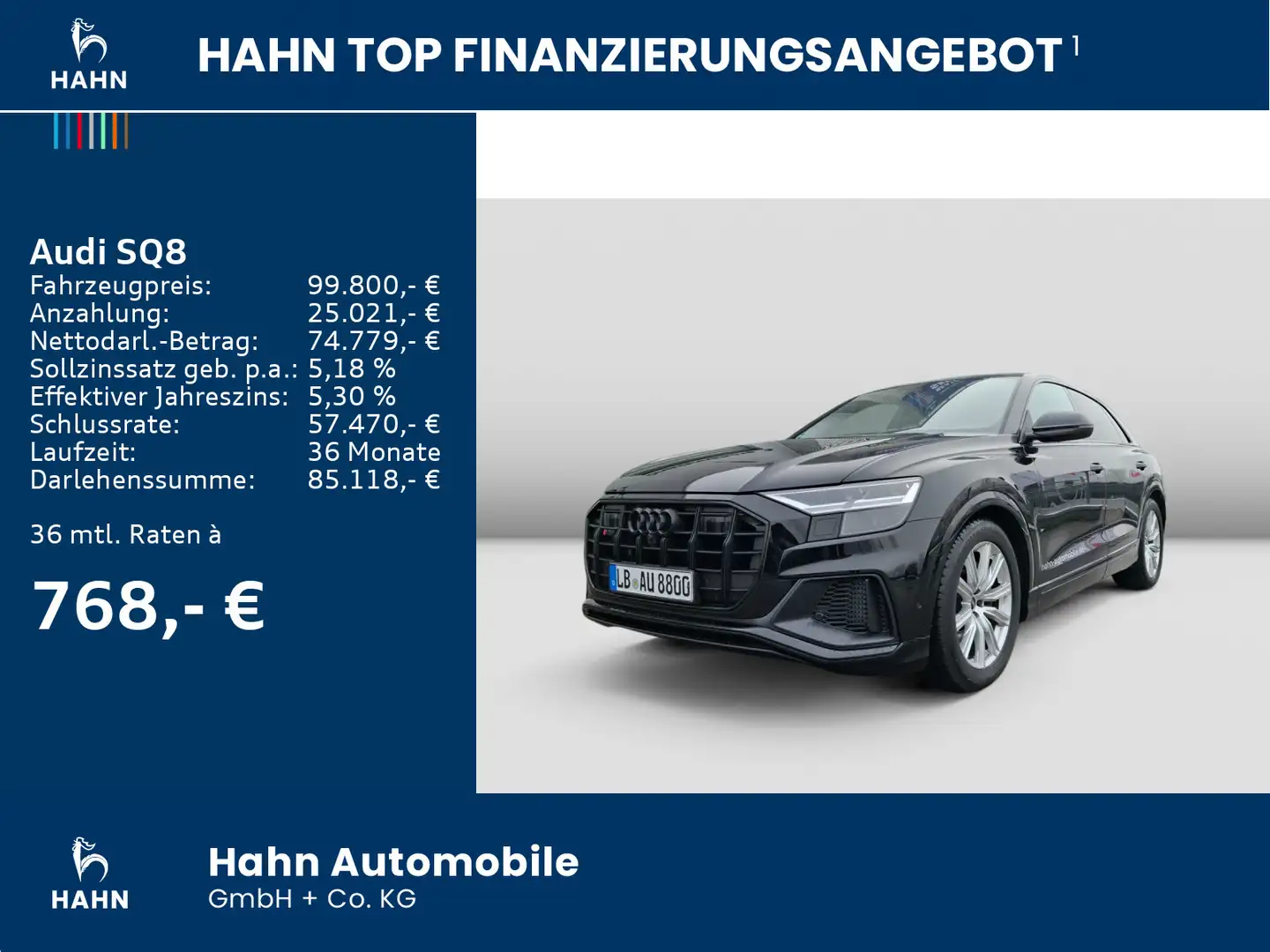 Audi SQ8 TFSI tiptronic - Optikpaket schwarz plus - B Schwarz - 2