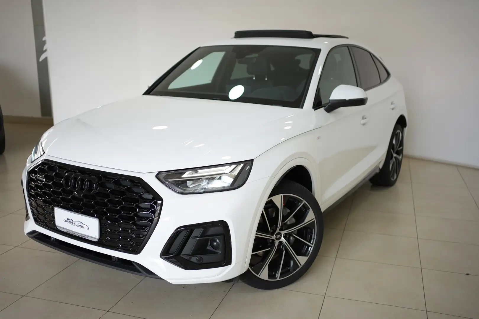 Audi Q5 SPB 40 TDI quattro Stronic Sline+tetto apribile Weiß - 1