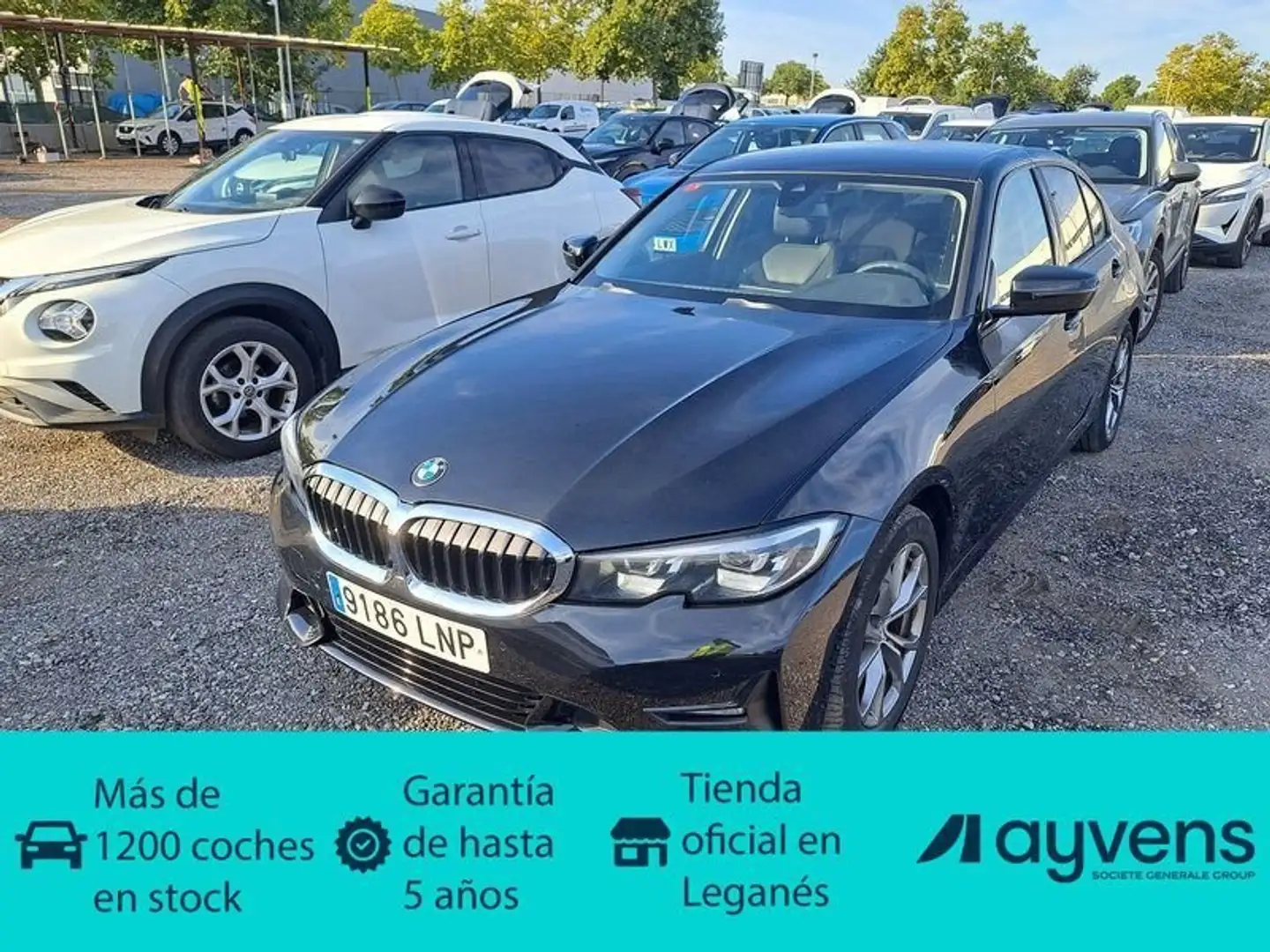BMW 318 318dA Negro - 1