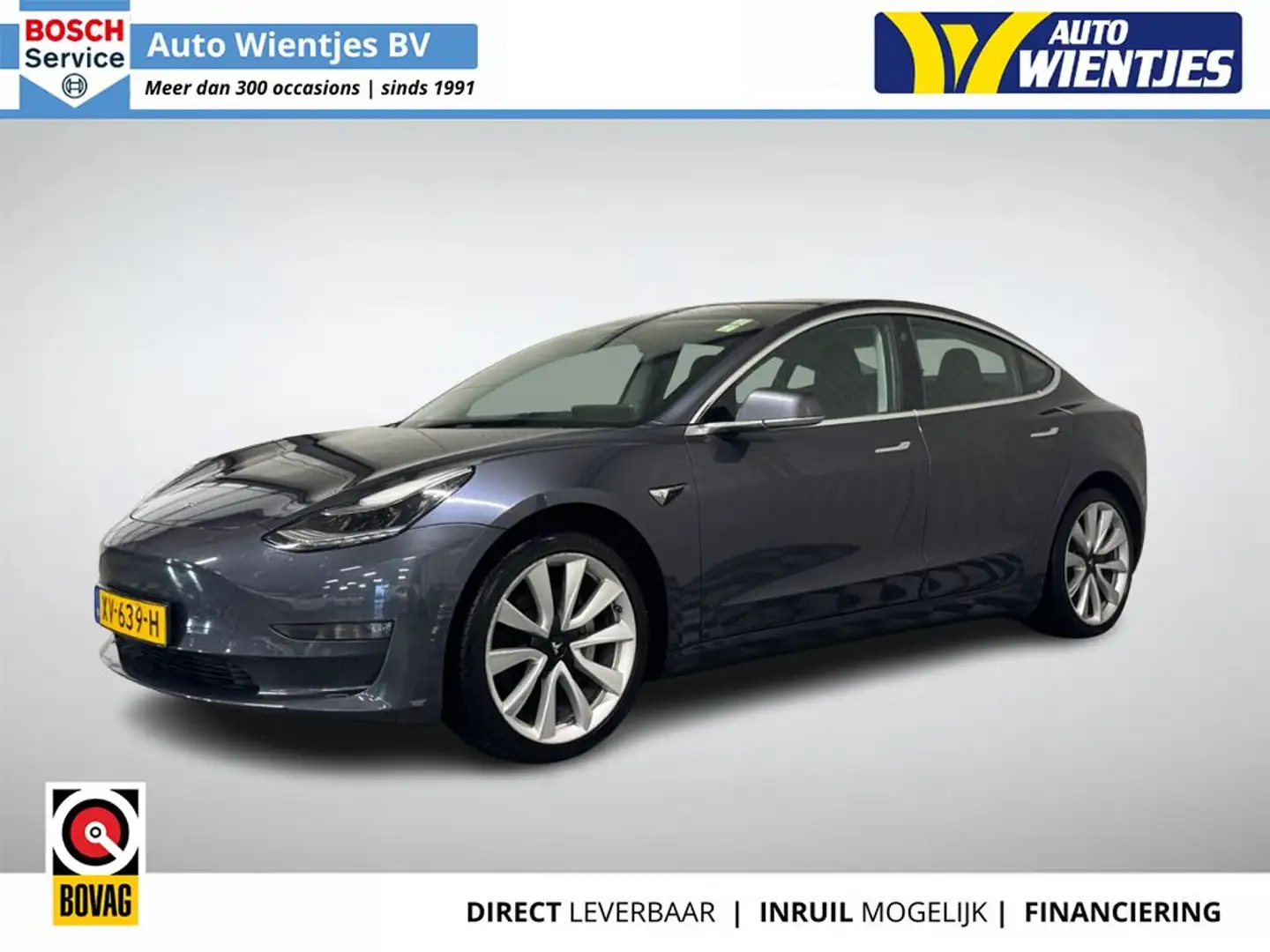 Tesla Model 3 Long Range AWD 75kWh | SOH 78% | Leer | Pano Gris - 1