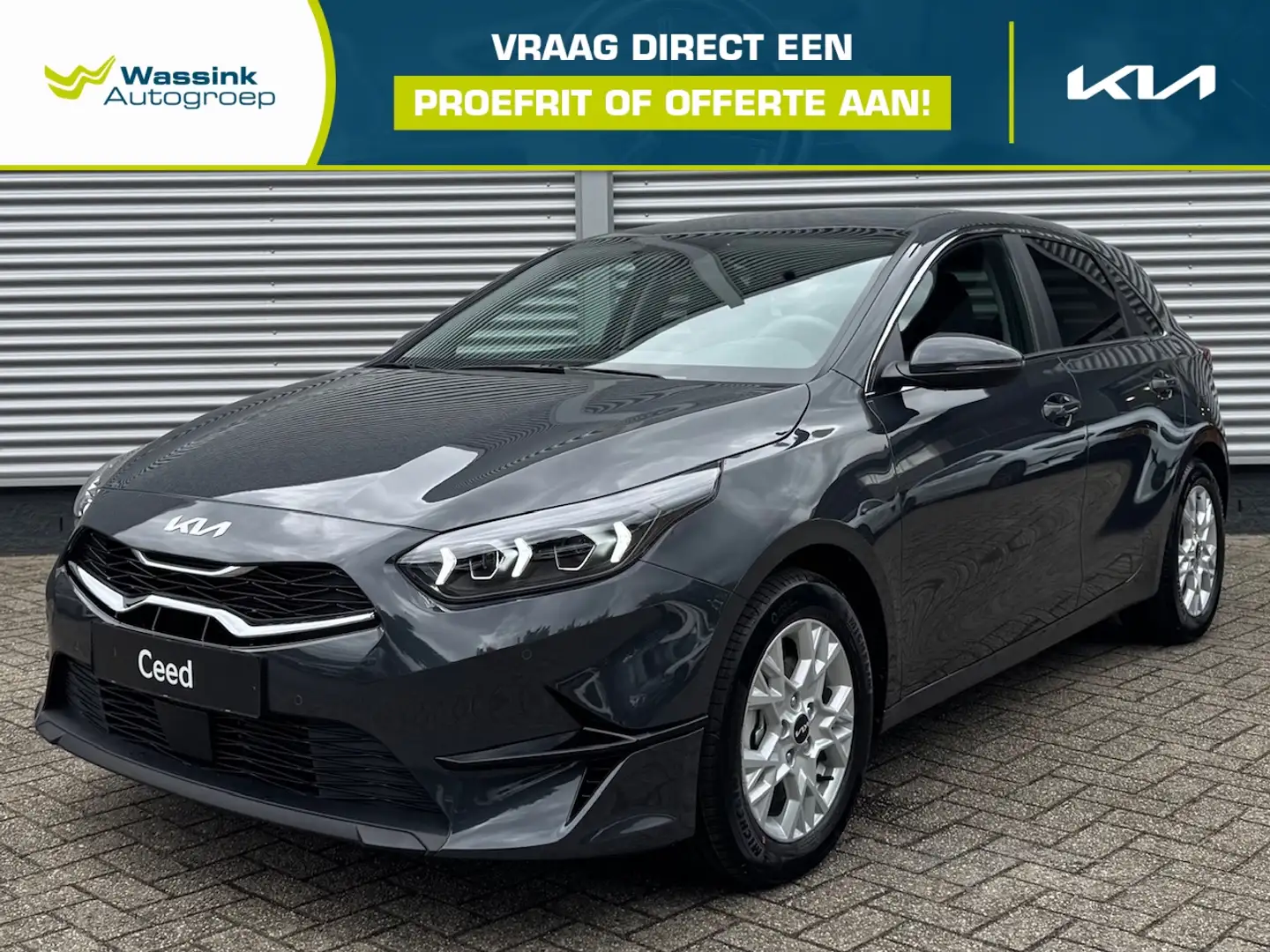 Kia Ceed / cee'd 1.5 T-GDi 140pk DynamicPlusLine | Stoel/Stuurwielv Grijs - 1