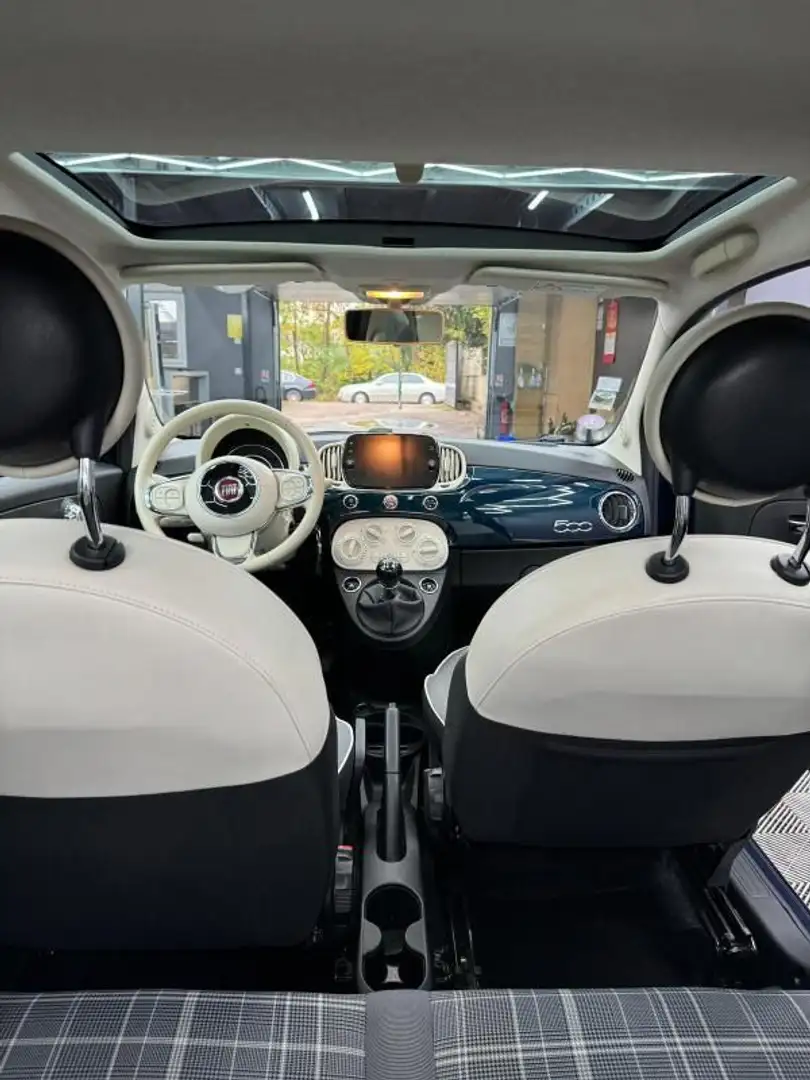 Fiat 500 1.2 69ch, Lounge Bleu - 1