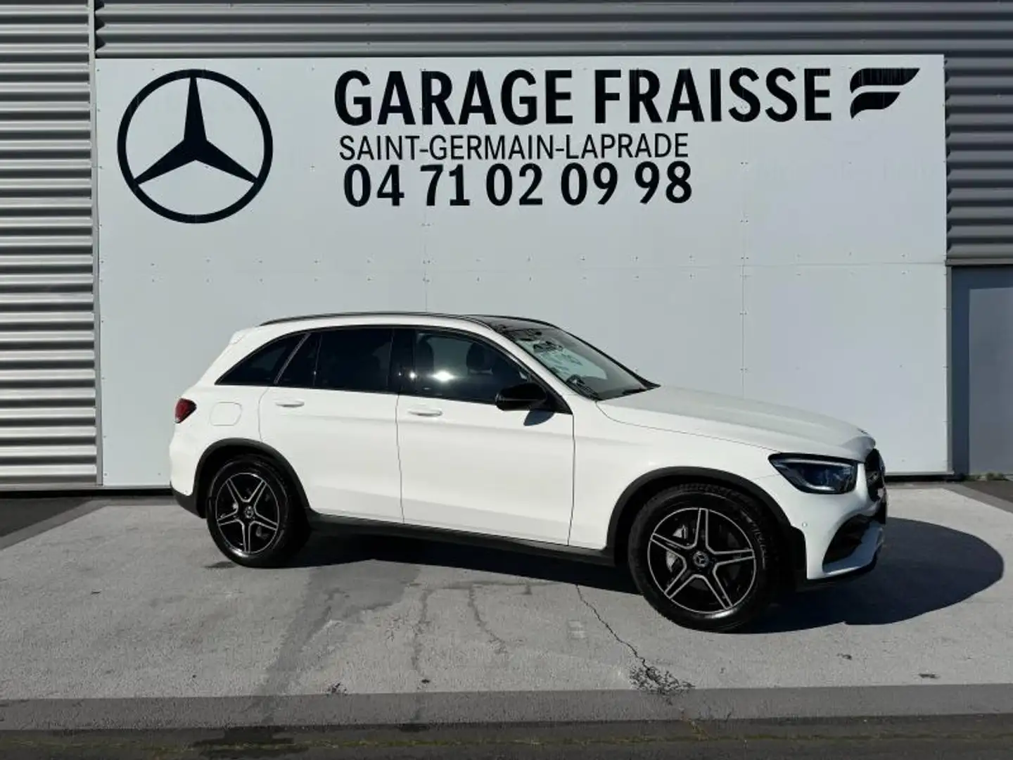 Mercedes-Benz GLC 220 220 d 194ch AMG Line 4Matic 9G-Tronic Weiß - 2