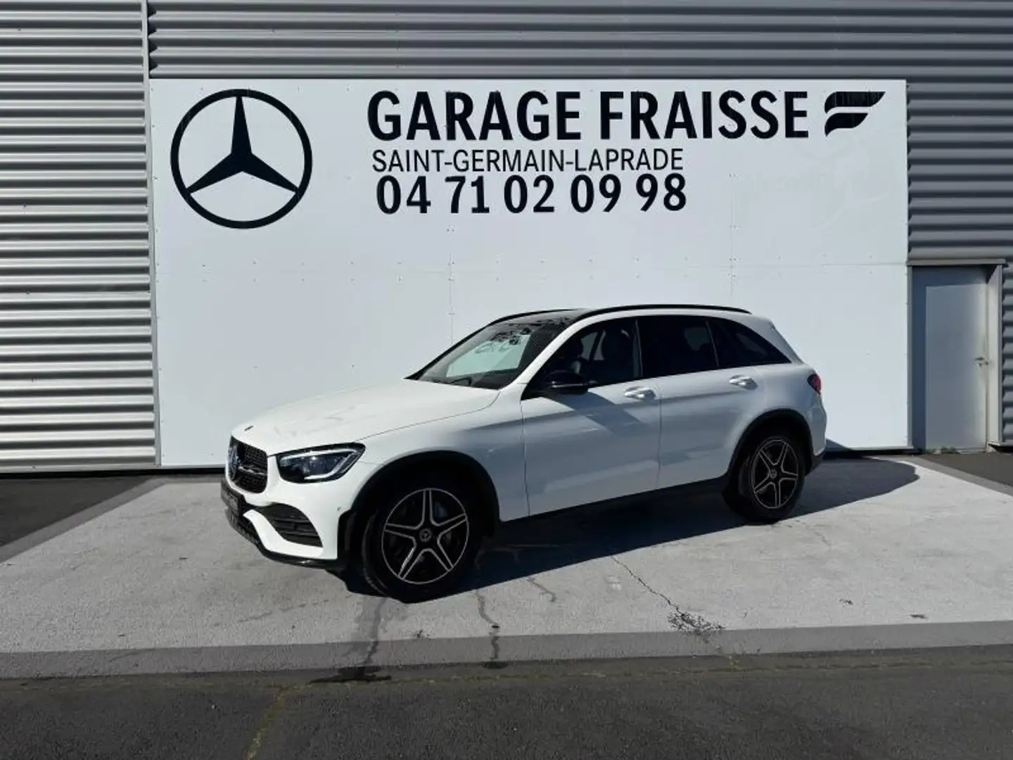Mercedes-Benz GLC 220 220 d 194ch AMG Line 4Matic 9G-Tronic Weiß - 1