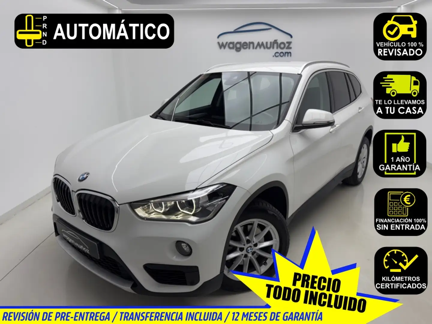 BMW X1 sDrive 18dA Blanc - 1